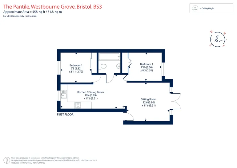 Floorplan 1 for Westbourne Grove Bristol BS3