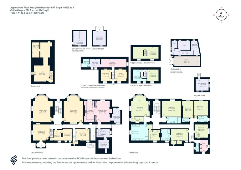 Floorplan 1 for The Green, Edge, Stroud, GL6
