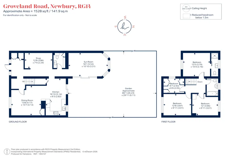 Floorplan 1 for Groveland Road Speen RG14