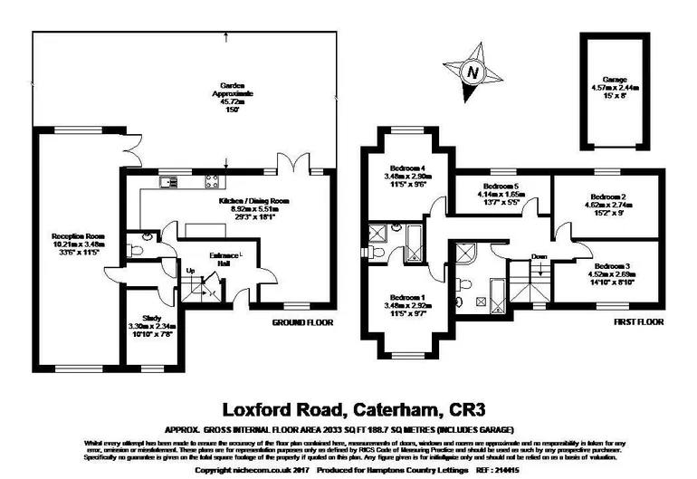 Floorplan 1 for Loxford Road Caterham CR3