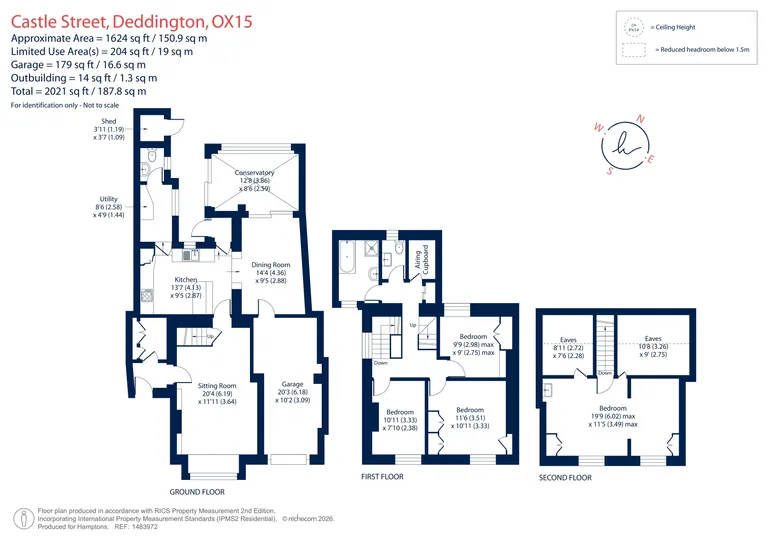 Floorplan 1 for Castle Street, Deddington, OX15