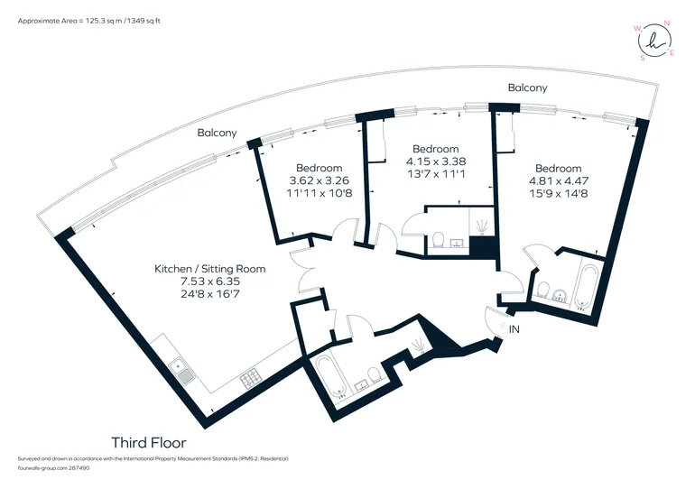 Floorplan 1 for West Street Brighton BN1