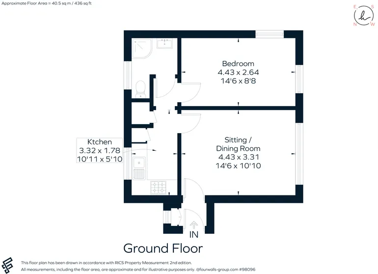 Floorplan 1 for Chesterfield Road London EN5