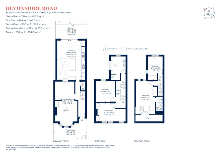 Floorplan 1 for Devonshire Road, London, W4
