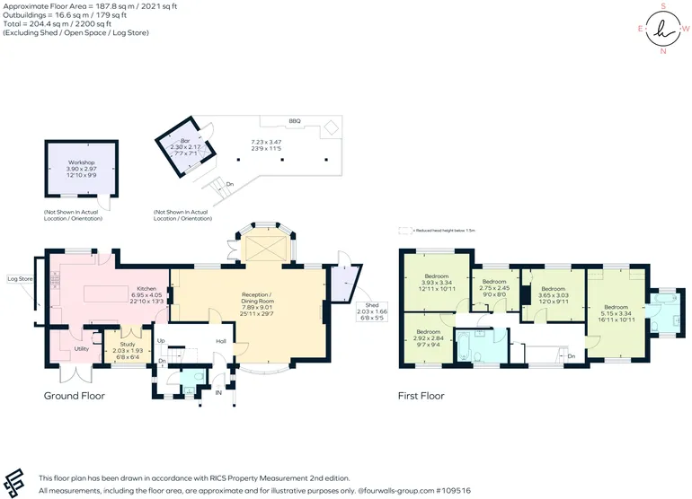 Floorplan 1 for Winchester Close, Esher, KT10