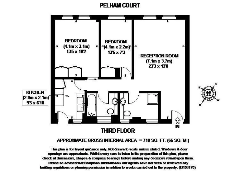 Floorplan 1 for Fulham Road Chelsea SW3