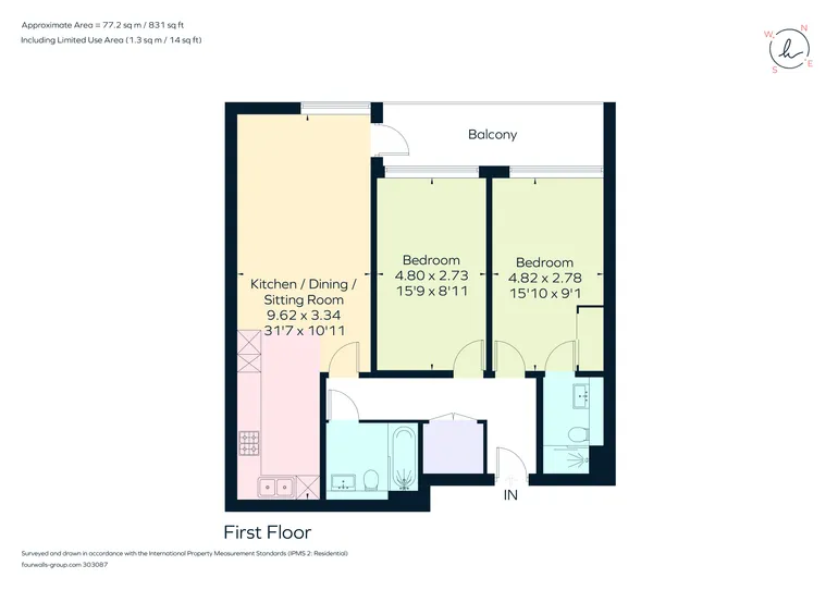 Floorplan 1 for Oldfield Road Maidenhead SL6