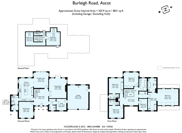 Floorplan 1 for Burleigh Road, Ascot SL5