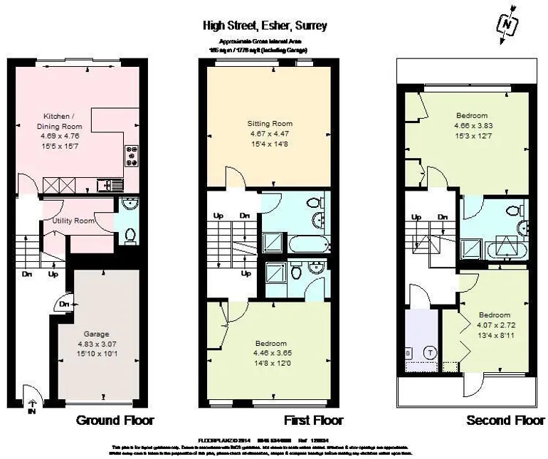 Floorplan 1 for High Street, Esher KT10