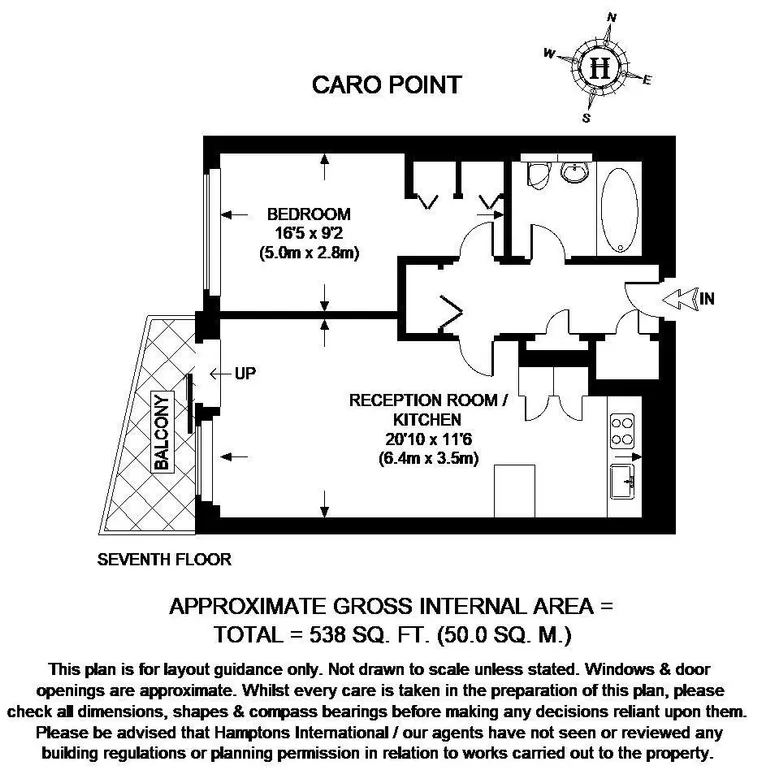Floorplan 1 for Grosvenor Waterside, Chelsea, SW1W