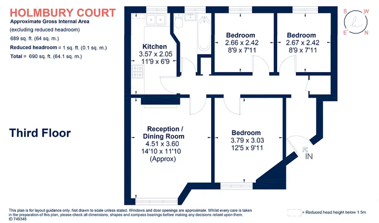 Floorplan 1 for Upper Tooting Road London SW17