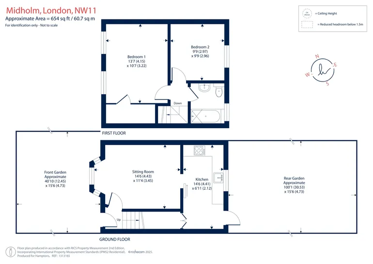 Floorplan 1 for Midholm Hampstead Garden Suburb NW11