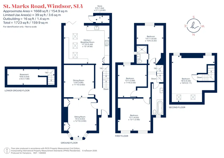 Floorplan 1 for St. Marks Road Windsor SL4