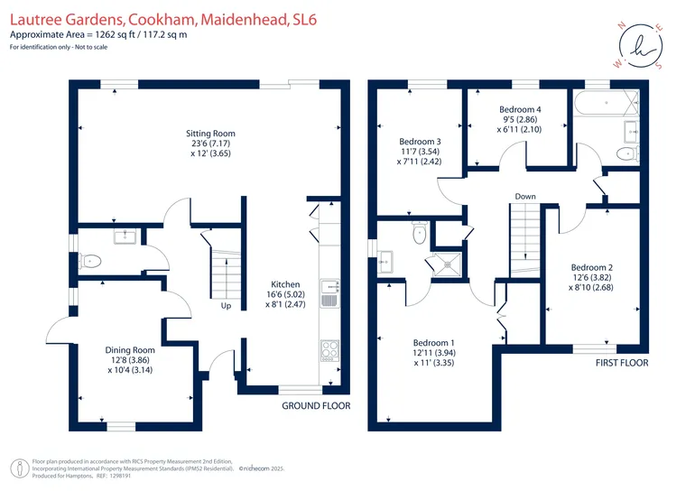 Floorplan 1 for Lautree Gardens Maidenhead SL6