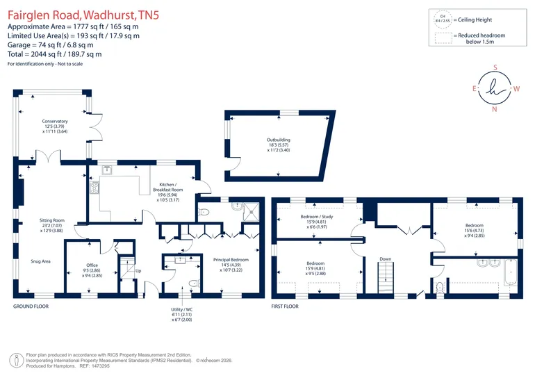 Floorplan 1 for Fairglen Road, Wadhurst, TN5