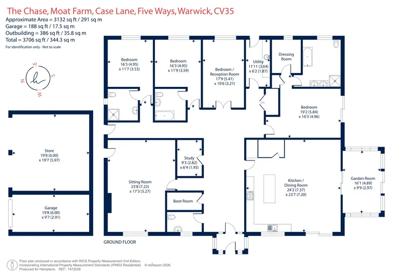 Floorplan 1 for Case Lane Warwick CV35