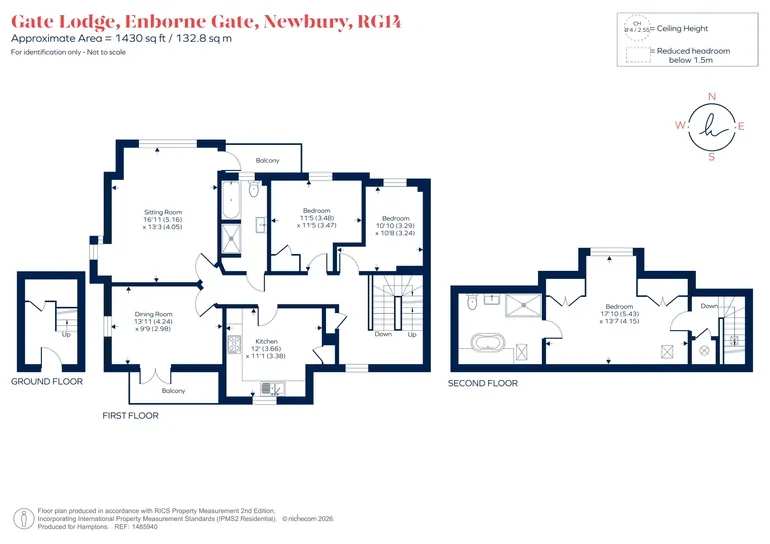 Floorplan 1 for Enborne Gate, Newbury, RG14