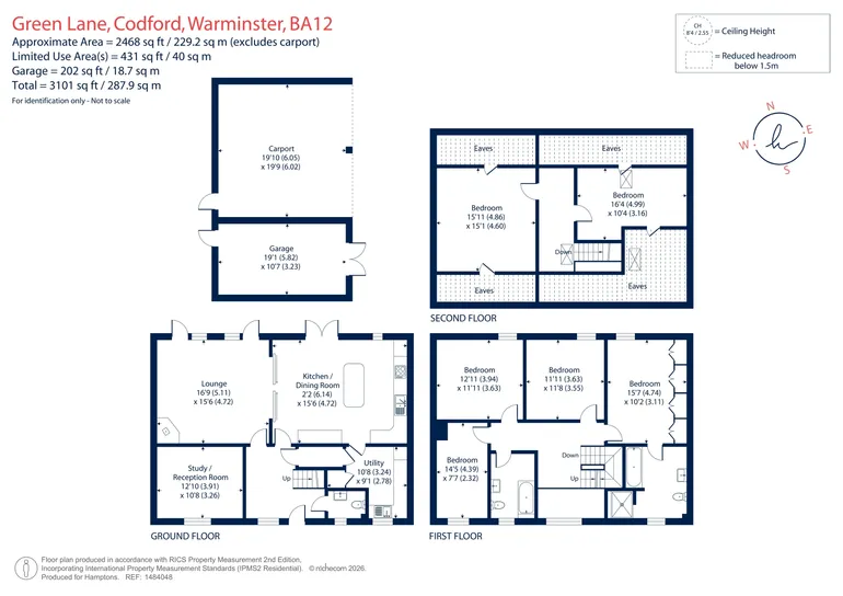 Floorplan 1 for Green Lane Codford BA12