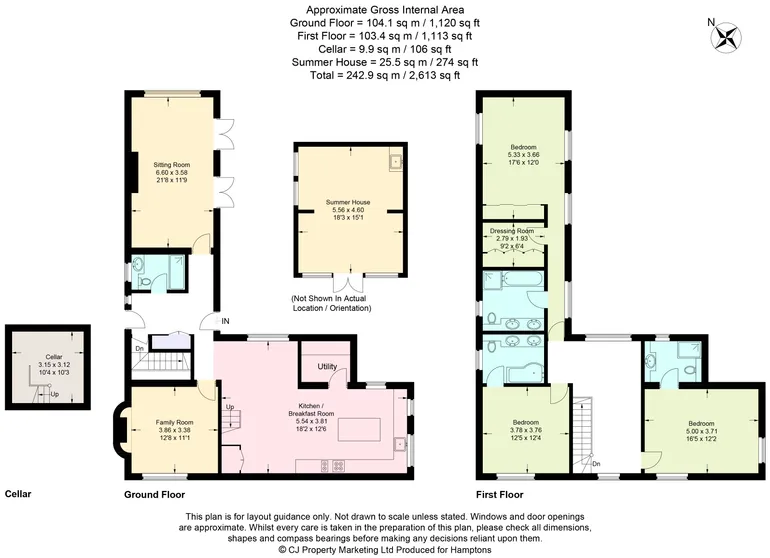 Floorplan 1 for Hyde Lane Little Kingshill HP16