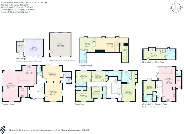 Floorplan 1 for Compton Way Farnham GU10