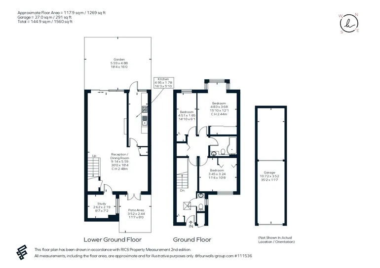 Floorplan 1 for Crouchmans Close, London, SE26