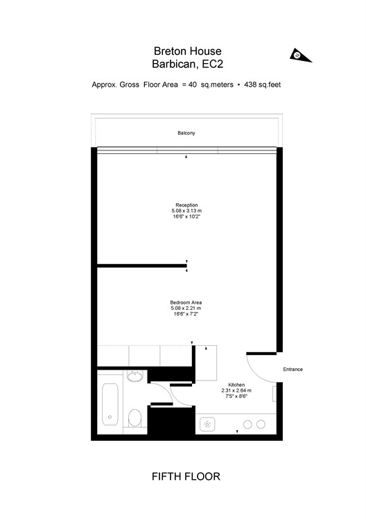 Barbican, London, EC2Y floorplan