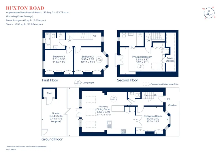 Floorplan 1 for Buxton Road, London, SW14