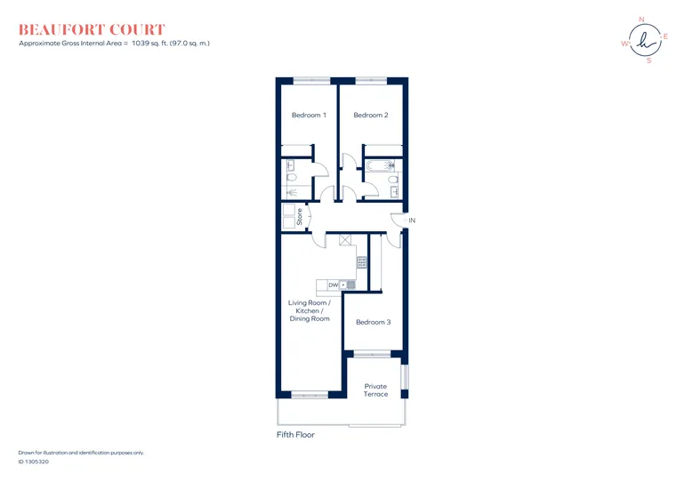 Floorplan 1 for Maygrove Road, London, NW6