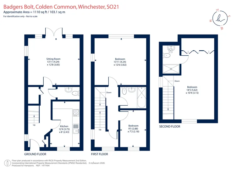 Floorplan 1 for Badgers Bolt, Winchester, SO21