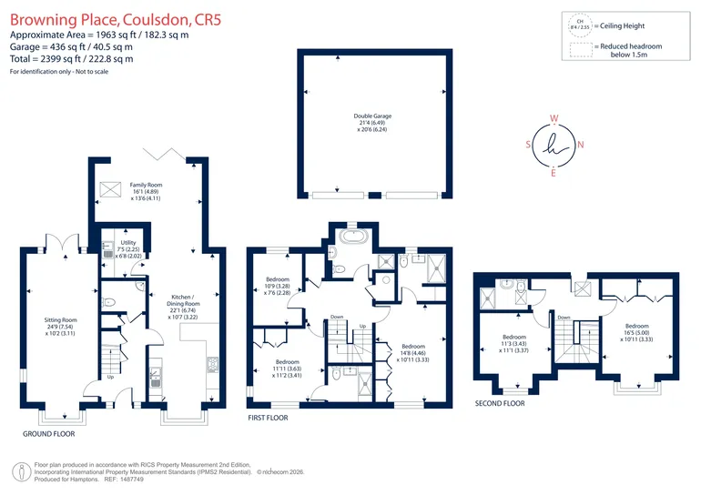 Floorplan 1 for Browning Place, Coulsdon, CR5