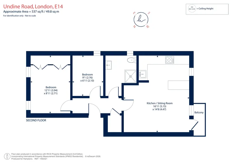 Floorplan 1 for Undine Road, London, E14