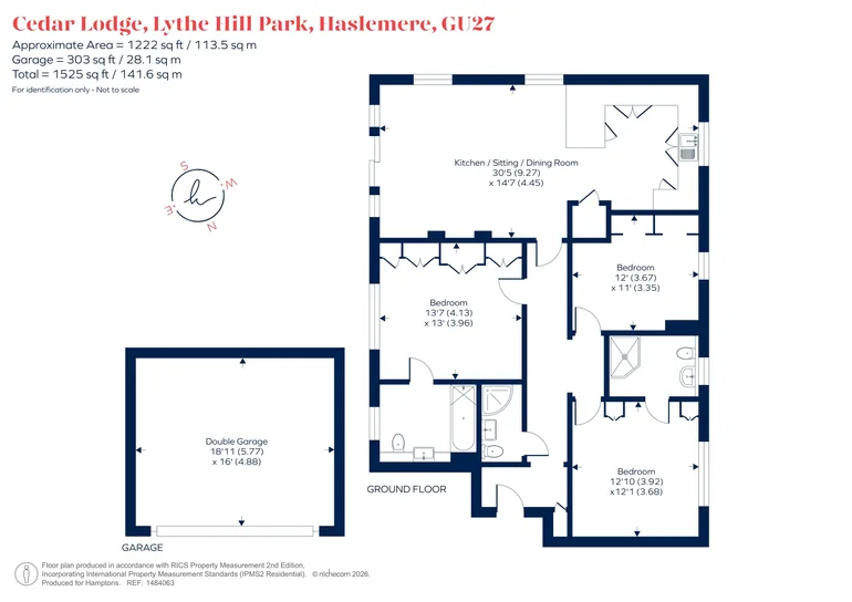 Floorplan 1 for Lythe Hill Park, Haslemere, GU27