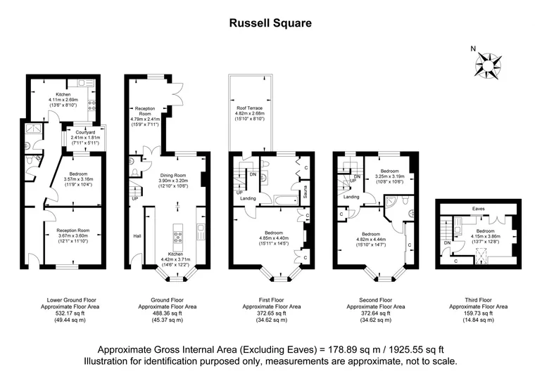 Floorplan 1 for Russell Square, Brighton, BN1