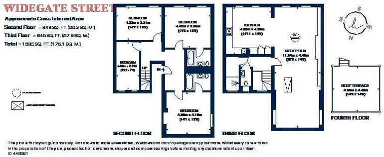 Floorplan 1 for Widegate Street E1, EPC:B