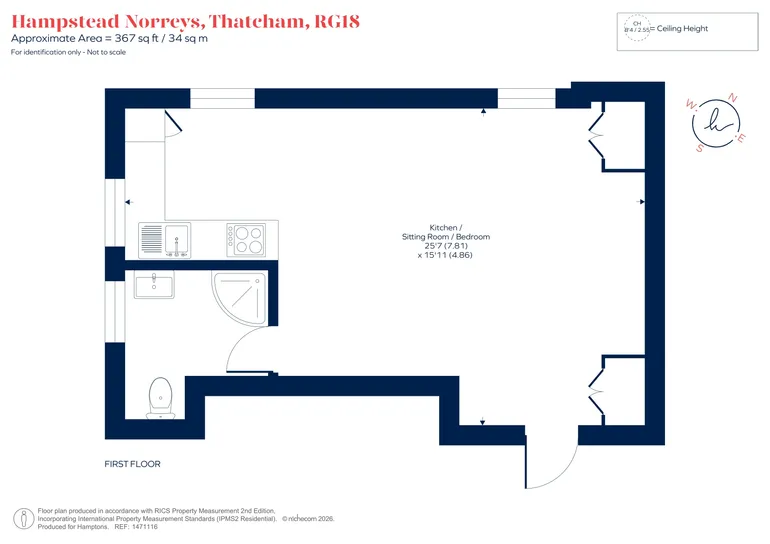 Floorplan 1 for The Annexe, Hampstead Norreys RG18