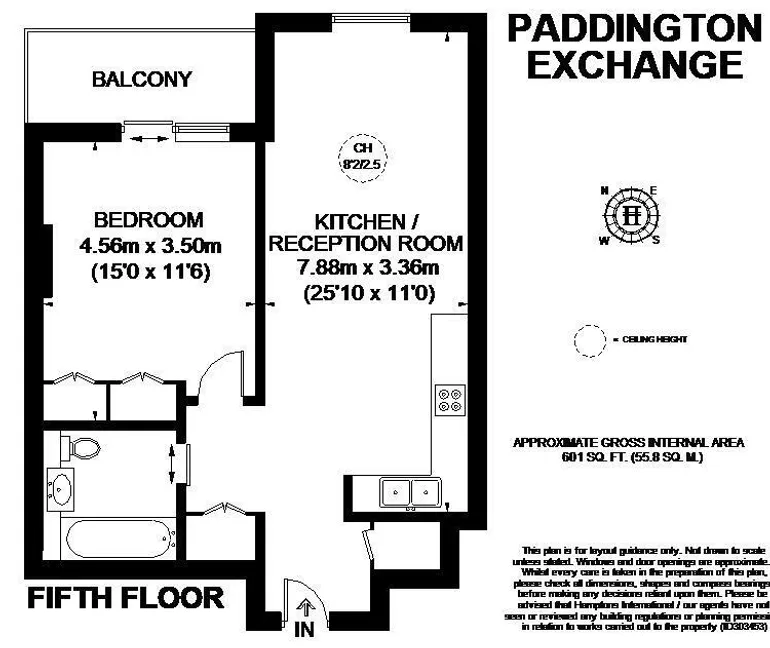 Floorplan 1 for Paddington Exchange Paddington W2