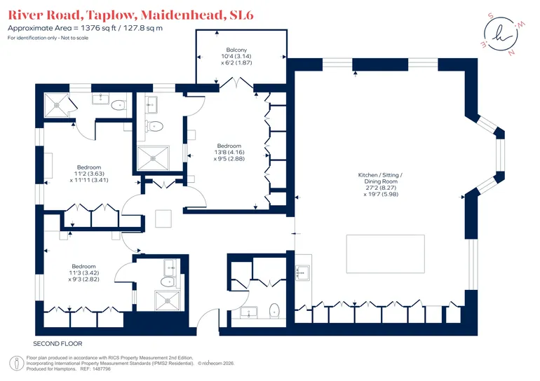 Floorplan 1 for River Road Maidenhead SL6