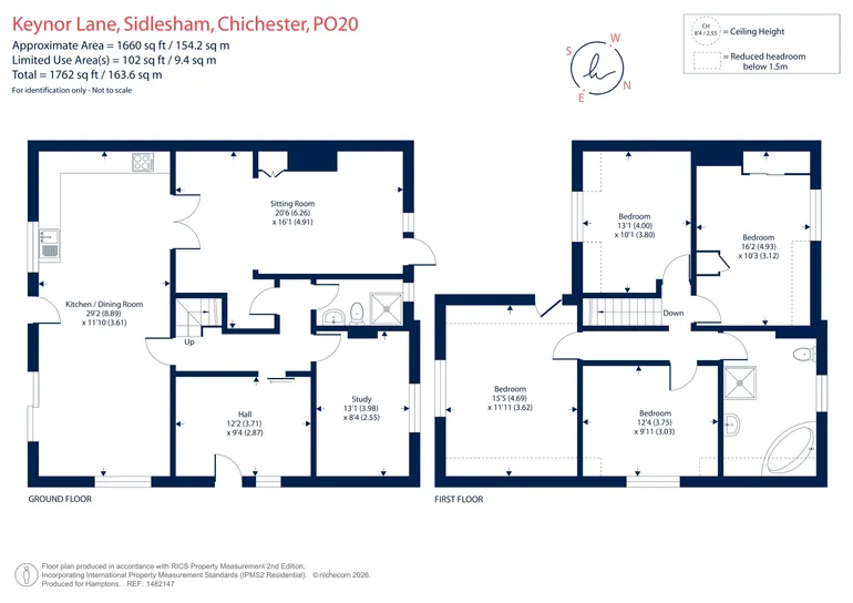 Floorplan 1 for Keynor Lane, Chichester, PO20