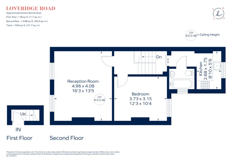Floorplan 1 for Loveridge Road, London, NW6