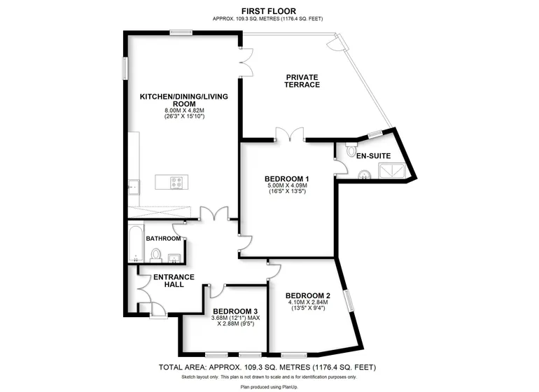 Floorplan 1 for Thompsons Close, Harpenden, AL5