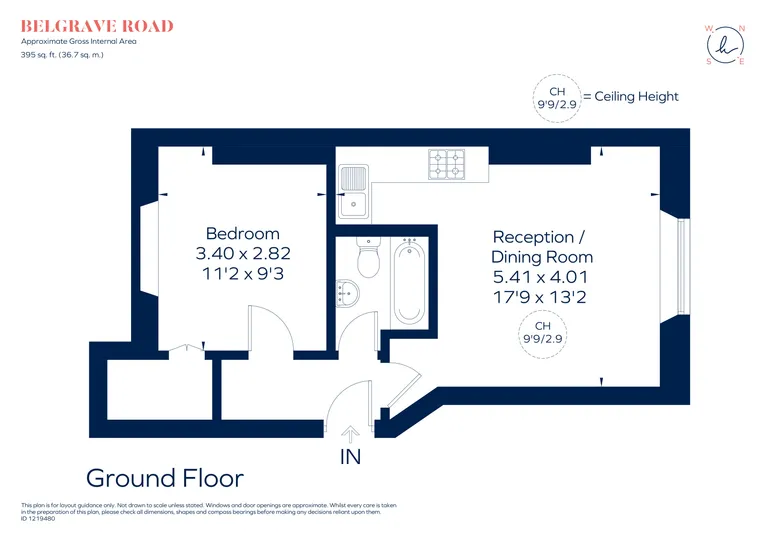 Floorplan 1 for Belgrave Road London SW1V