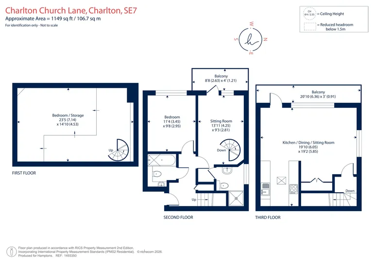 Floorplan 1 for Charlton Church Lane Charlton SE7
