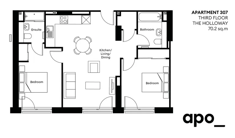 Floorplan 1 for The Holloway, Gough Street, Birmingham B1