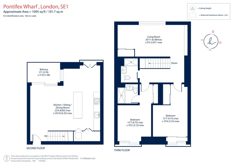 Floorplan 1 for Pontifex Wharf, Borough, SE1