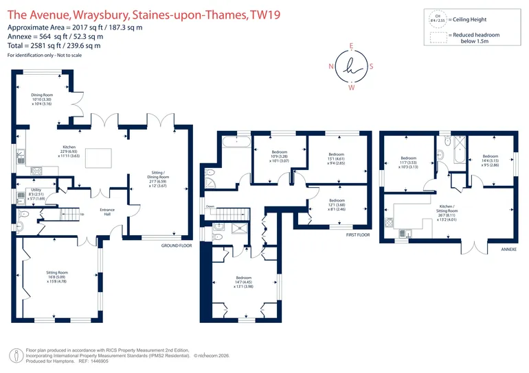 Floorplan 1 for The Avenue Staines-upon-Thames TW19