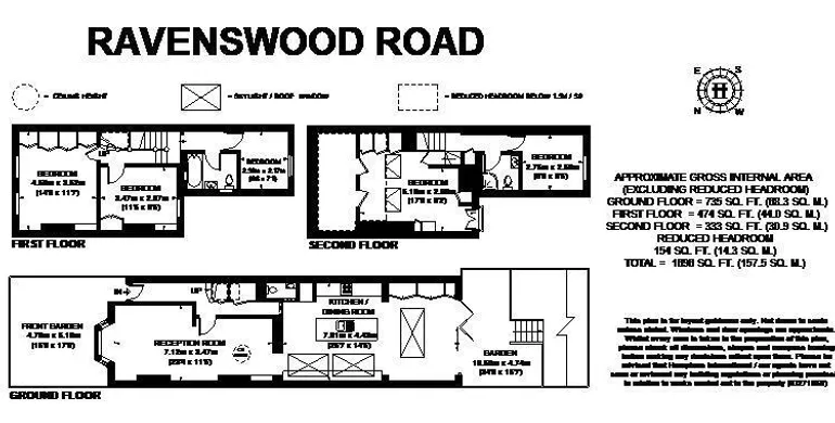 Floorplan 1 for Ravenswood Road London SW12