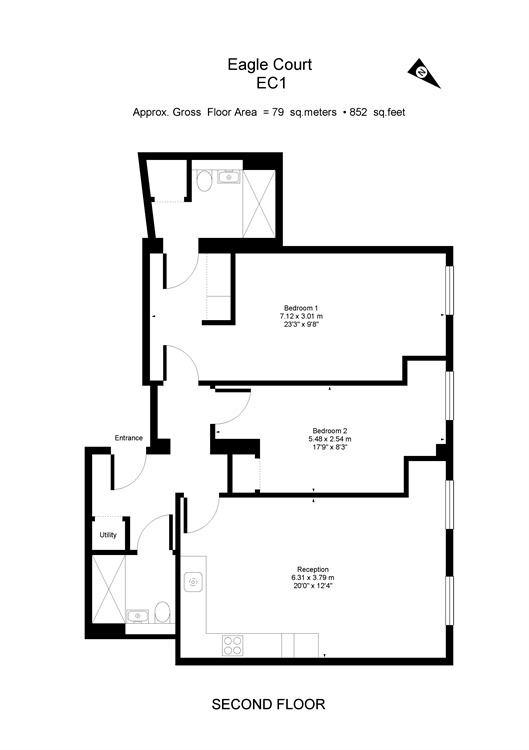 Eagle Court, Clerkenwell, London, EC1M floorplan
