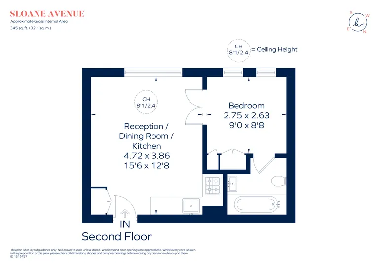 Floorplan 1 for Sloane Avenue Sloane Square SW3