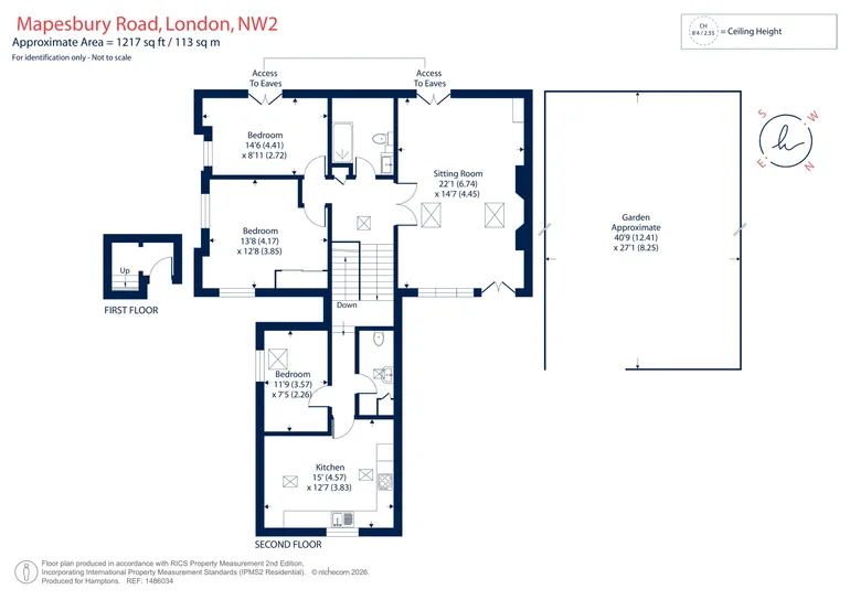 Floorplan 1 for Mapesbury Road London NW2