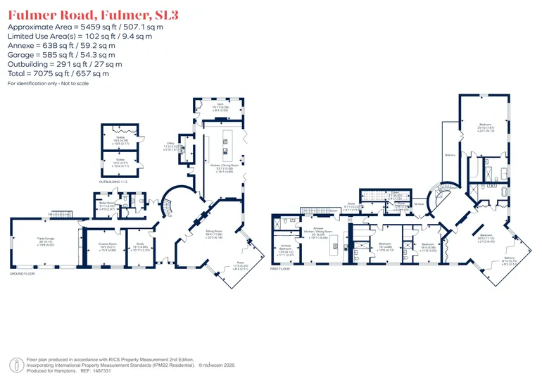 Floorplan 1 for Fulmer Road, Fulmer, SL3